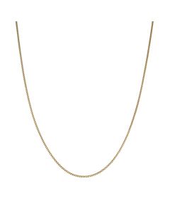 Pre-Owned 9ct Yellow Gold 20" Solid Curb Chain Necklace