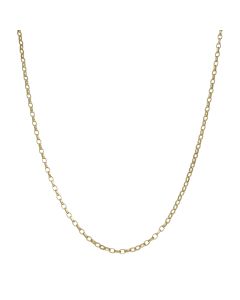Pre-Owned 9ct Yellow Gold 24" Slim Link Belcher Chain Necklace