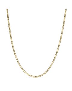 Pre-Owned 9ct Yellow Gold 19" Solid Anchor Style Chain Necklace