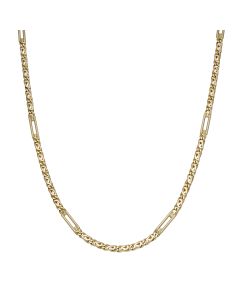 Pre-Owned Vintage 1989 9ct Gold 20" Fancy Link Chain Necklace