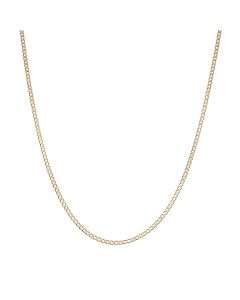 Pre-Owned 9ct Yellow Gold 24" Slim Link Curb Chain Necklace