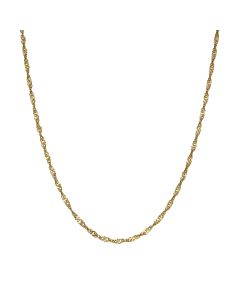 Pre-Owned 9ct Yellow Gold 30" Twist Link Chain Necklace