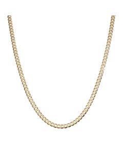 Pre-Owned 9ct Yellow Gold 30" Solid Curb Chain Necklace