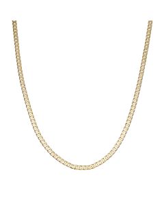 Pre-Owned 9ct Yellow Gold 20" Solid Curb Chain Necklace