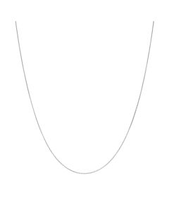 Pre-Owned 9ct White Gold 18" Fine Belcher Link Chain Necklace