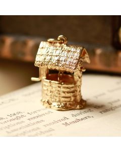 Pre-Owned Vintage 1972 9ct Yellow Gold Wishing Well Charm
