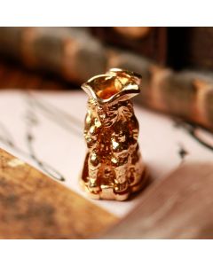 Pre-Owned Vintage 1972 9ct Yellow Gold Opening Toby Jug Charm