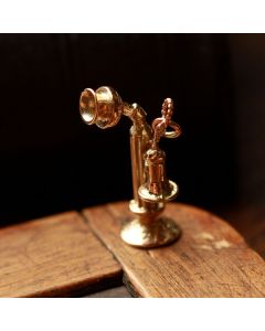 Pre-Owned Vintage 1972 9ct Yellow Gold Telephone Charm