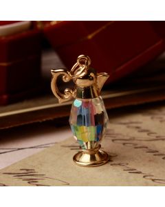 Pre-Owned Vintage 1966 9ct Yellow Gold Crystal Jug Charm