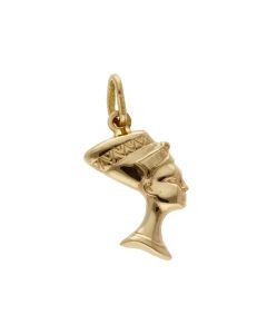 Pre-Owned 18ct Yellow Gold Hollow Nefertiti Pendant