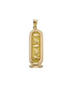 Pre-Owned 18ct Yellow Gold Cartouche Pendant