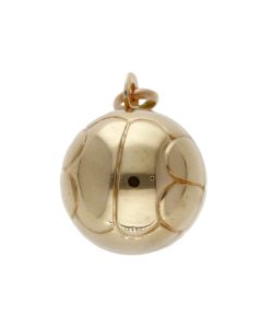Pre-Owned 9ct Yellow Gold Hollow Football Pendant