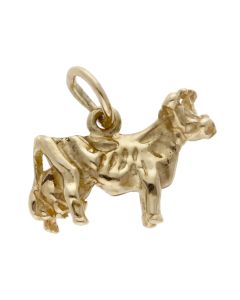 Pre-Owned 9ct Yellow Gold Cow Charm