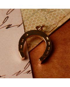 Pre-Owned Vintage 1965 9ct Yellow Gold Horseshoe Charm