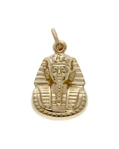 Pre-Owned 9ct Yellow Gold Hollow Tutankhamun Charm Pendant
