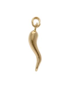 Pre-Owned 18ct Yellow Gold Hollow Horn Of Life Pendant