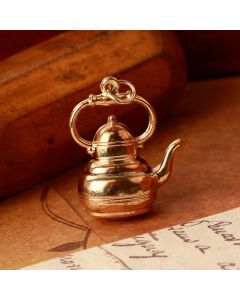 Pre-Owned Vintage 1970 9ct Yellow Gold Kettle Charm