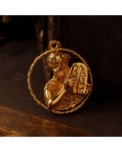 Pre-Owned Vintage 1961 9ct Yellow Gold Moses Pendant