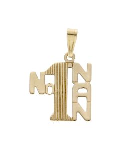Pre-Owned 9ct Yellow Gold No.1 Nan Pendant