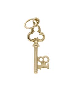 Pre-Owned 9ct Yellow Gold Lightweight Hollow Age 18 Key Charm