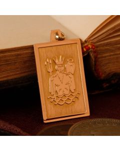 Pre-Owned Vintage 1978 9ct Yellow Gold Poseidon Pendant