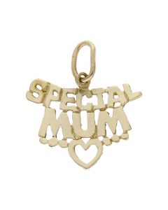 Pre-Owned 9ct Yellow Gold Special Mum Pendant