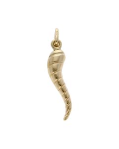 Pre-Owned 9ct Yellow Gold Horn of Life Charm Pendant
