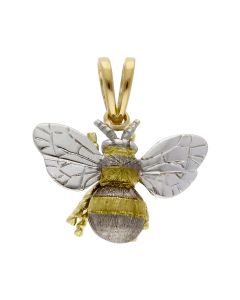 Pre-Owned 18ct Yellow & White Gold Bee Pendant
