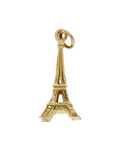 Pre-Owned 9ct Yellow Gold Solid Eiffel Tower Charm