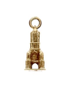 Pre-Owned 9ct Yellow Gold Christ Church Oxford Charm
