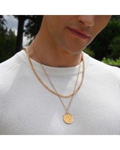 Pre-Owned 9ct Yellow Gold 24" Curb Chain Necklace