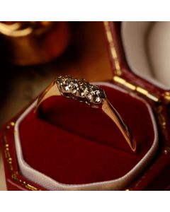 Pre-Owned Vintage Diamond Trilogy Ring