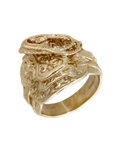 Pre-Owned 9ct Yellow Gold Saddle Ring