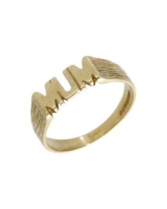 Pre-Owned 9ct Yellow Gold Mum Ring