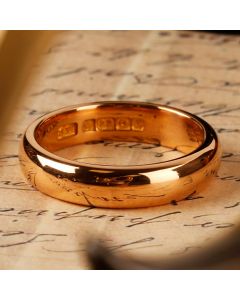Pre-Owned Vintage 1922 22ct Gold 5mm Wedding Ring
