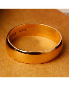 Pre-Owned Vintage 1961 22ct Gold 5mm Wedding Ring