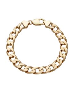 Pre-Owned 9ct Yellow Gold 8.5" Heavy Curb Bracelet