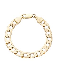 Pre-Owned 9ct Yellow Gold Childs 6" Curb Bracelet