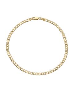 Pre-Owned 9ct Yellow Gold 8" Curb Bracelet
