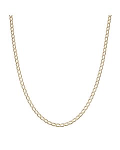 Pre-Owned 9ct Yellow Gold 19" Curb Chain Necklace