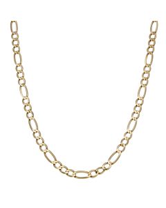Pre-Owned 9ct Yellow Gold 34" Figaro Chain Necklace