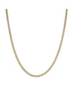 Pre-Owned 9ct Yellow Gold 25" Curb Chain Necklace