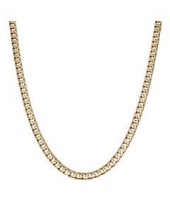Pre-Owned 9ct Yellow Gold 26" Solid Curb Chain Necklace