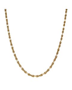 Pre-Owned 9ct Yellow Gold 19.5" Fancy Link Chain Necklace