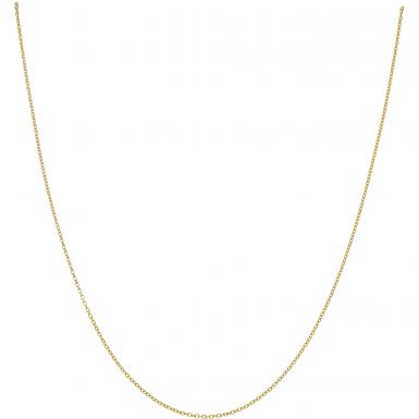 New 9ct Yellow Gold 24" Cable Link Chain Necklace