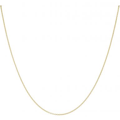 New 9ct Yellow Gold 22" Cable Link Chain Necklace