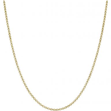New 9ct Yellow Gold 24" Round Belcher Chain Necklace