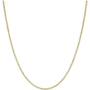 New 9ct Yellow Gold 22" Round Belcher Chain Necklace