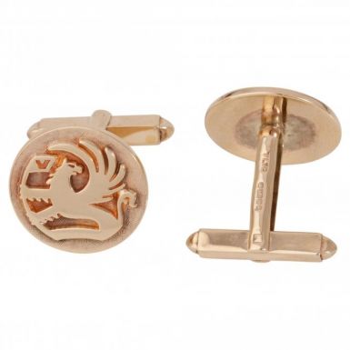 Pre-Owned 9ct Yellow Gold Vauxhall Design Cufflinks