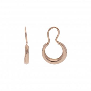 Pre-Owned 14ct Rose Gold Creole Earrings